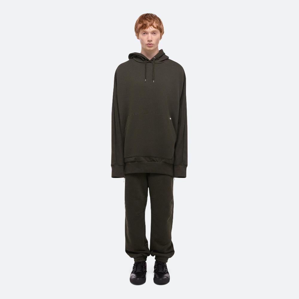 Helmut Lang Mega Zip Hoodie Seaweed