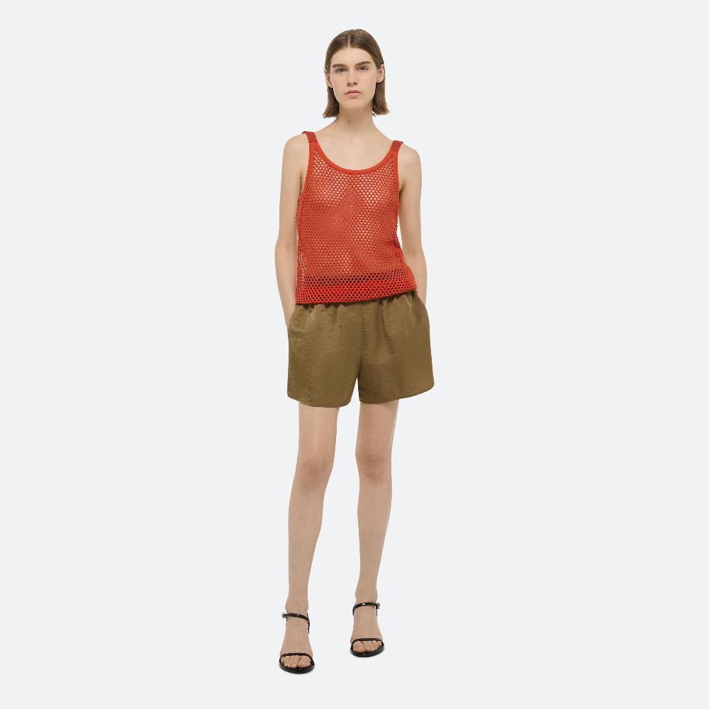 helmut lang Mesh Seatbelt Tank safety orange