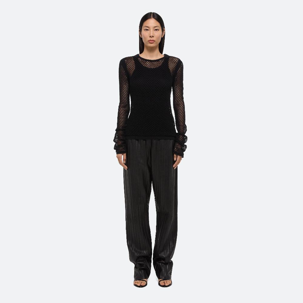 Helmut Lang Mesh Seatbelt Top Black