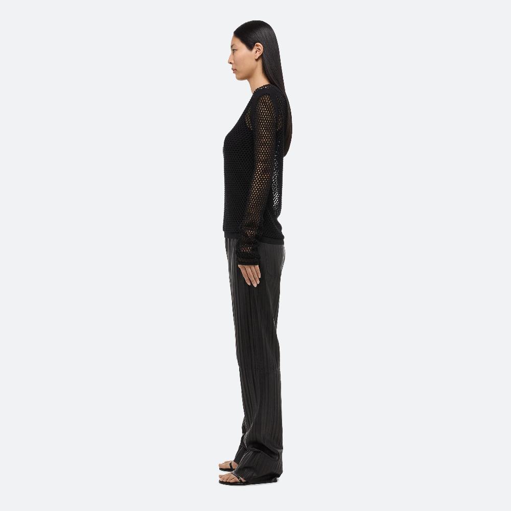 Helmut Lang Mesh Seatbelt Top Black