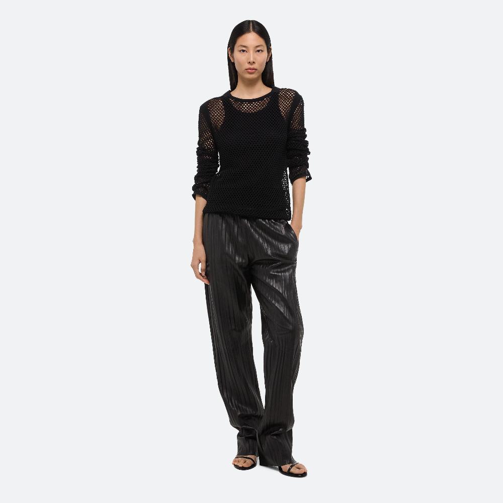 helmut lang Mesh Seatbelt Top black