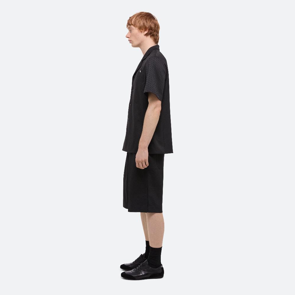 Helmut Lang Modest Jacquard Shirt Black/black