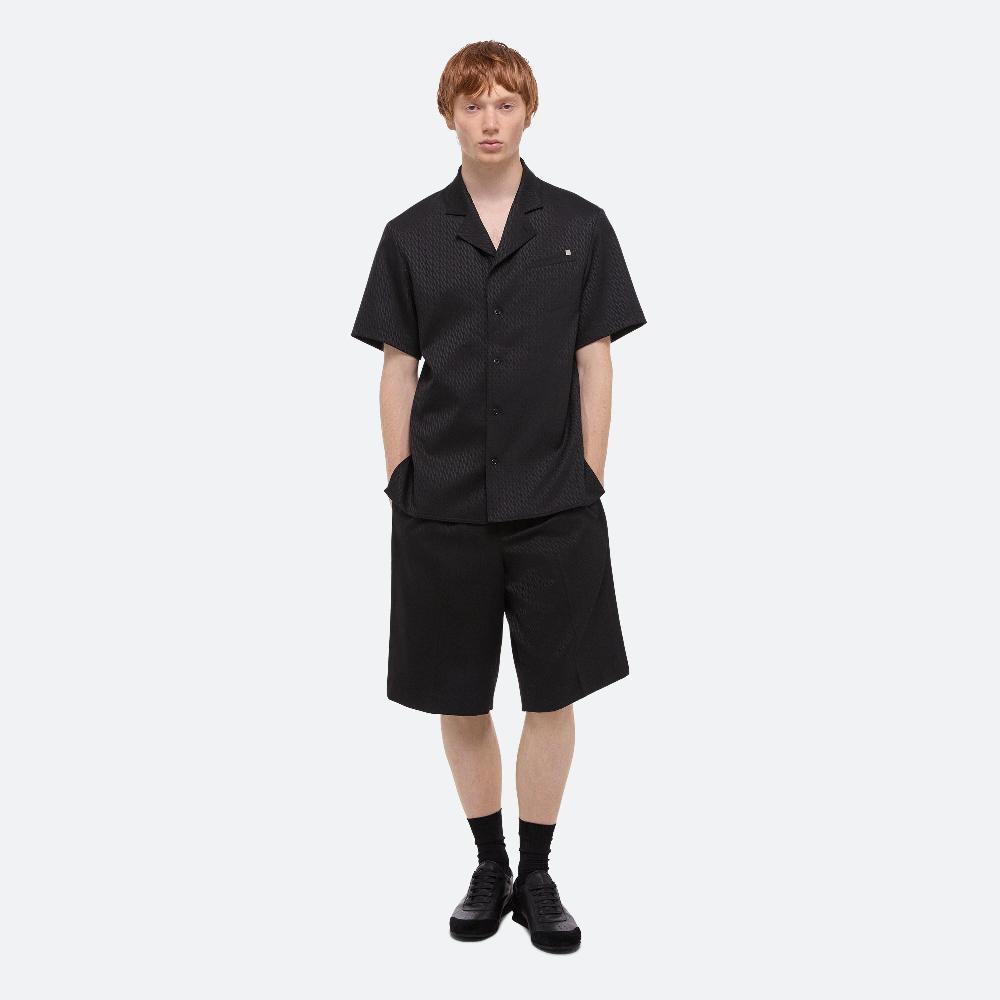 helmut lang Modest Jacquard Shirt black/black