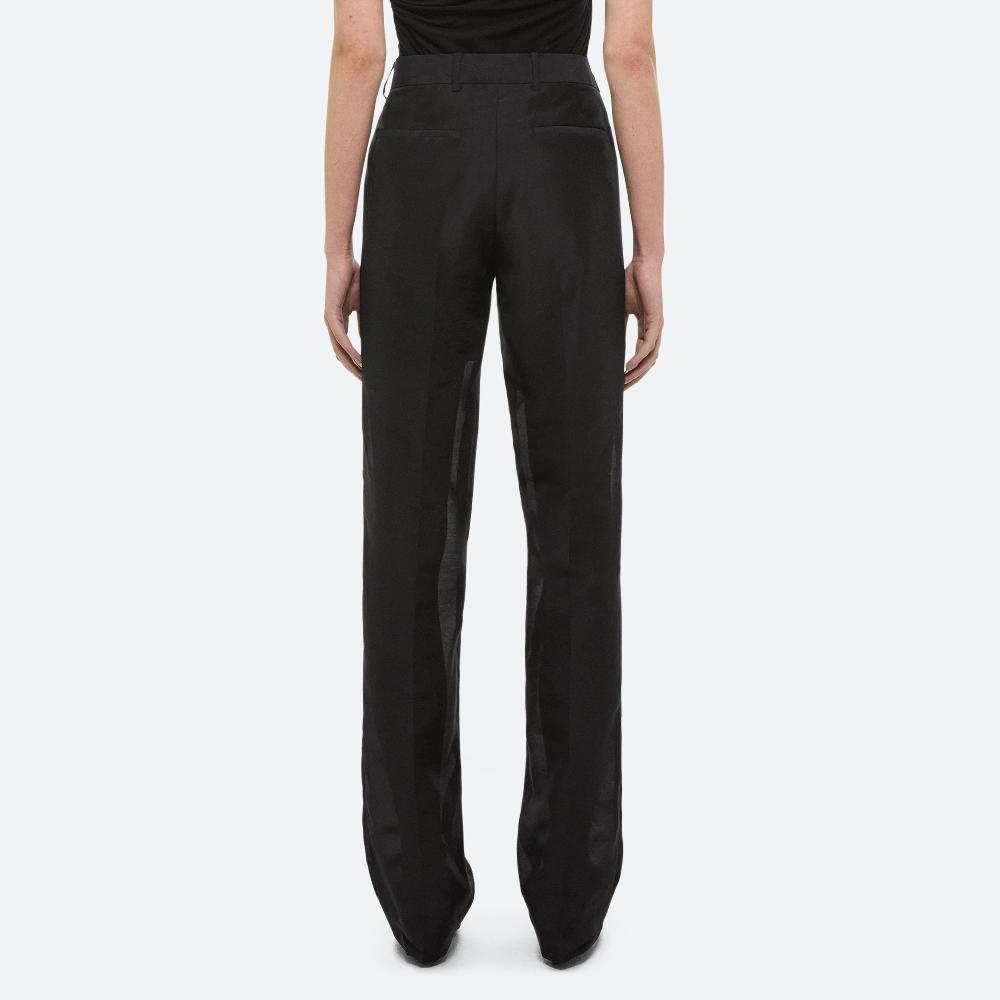 Helmut Lang Organza Car Trousers Black