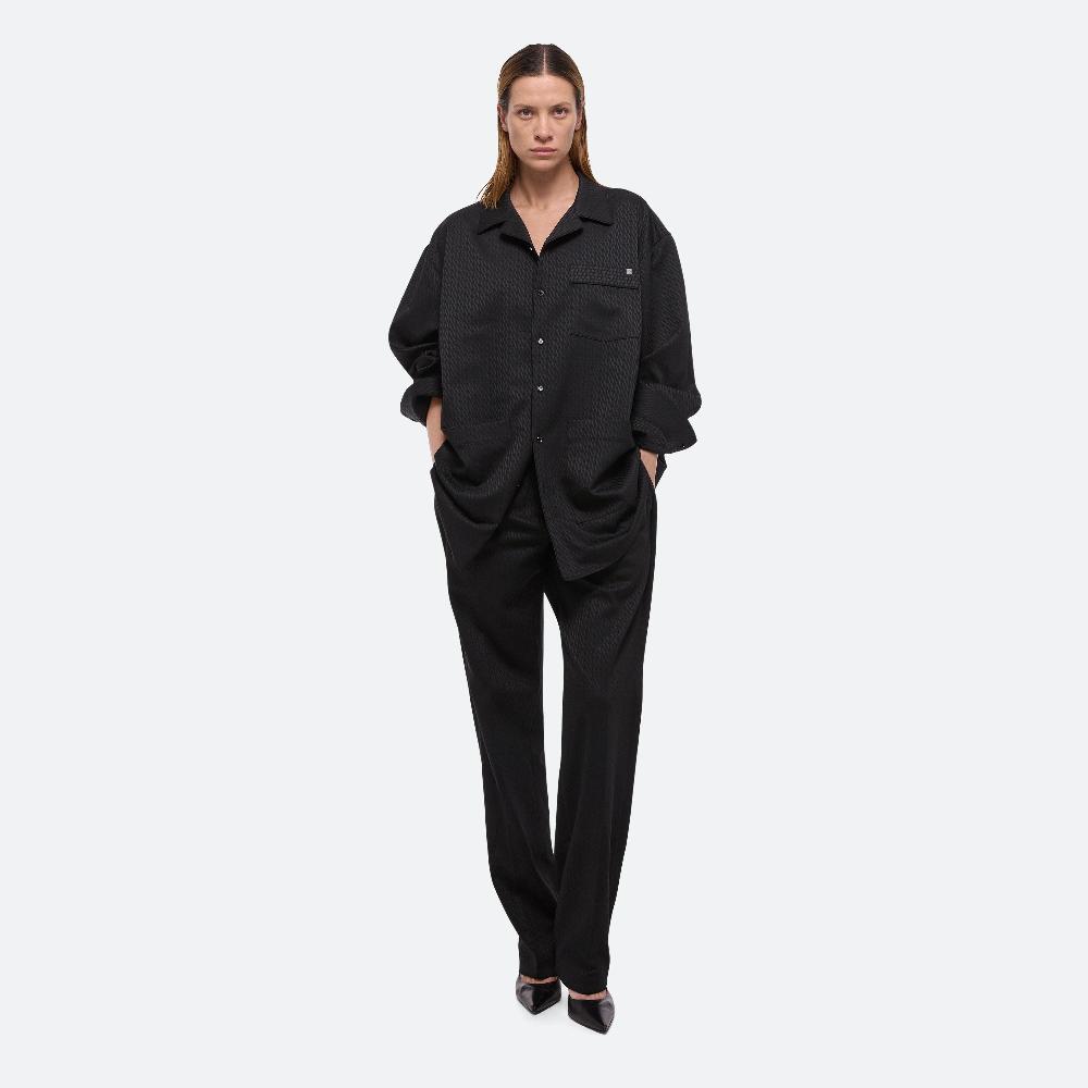 Helmut Lang Oversized PJ Shirt Black/black