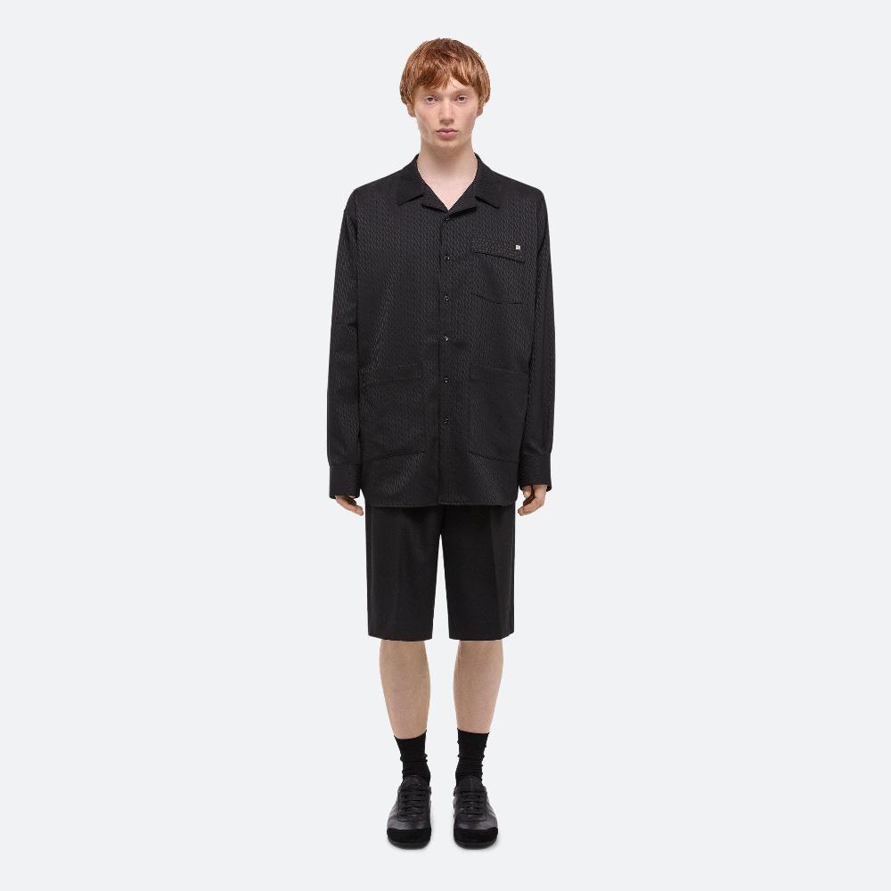 Helmut Lang Oversized PJ Shirt Black/black