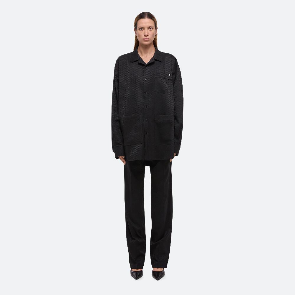 Helmut Lang Oversized PJ Shirt Black/black