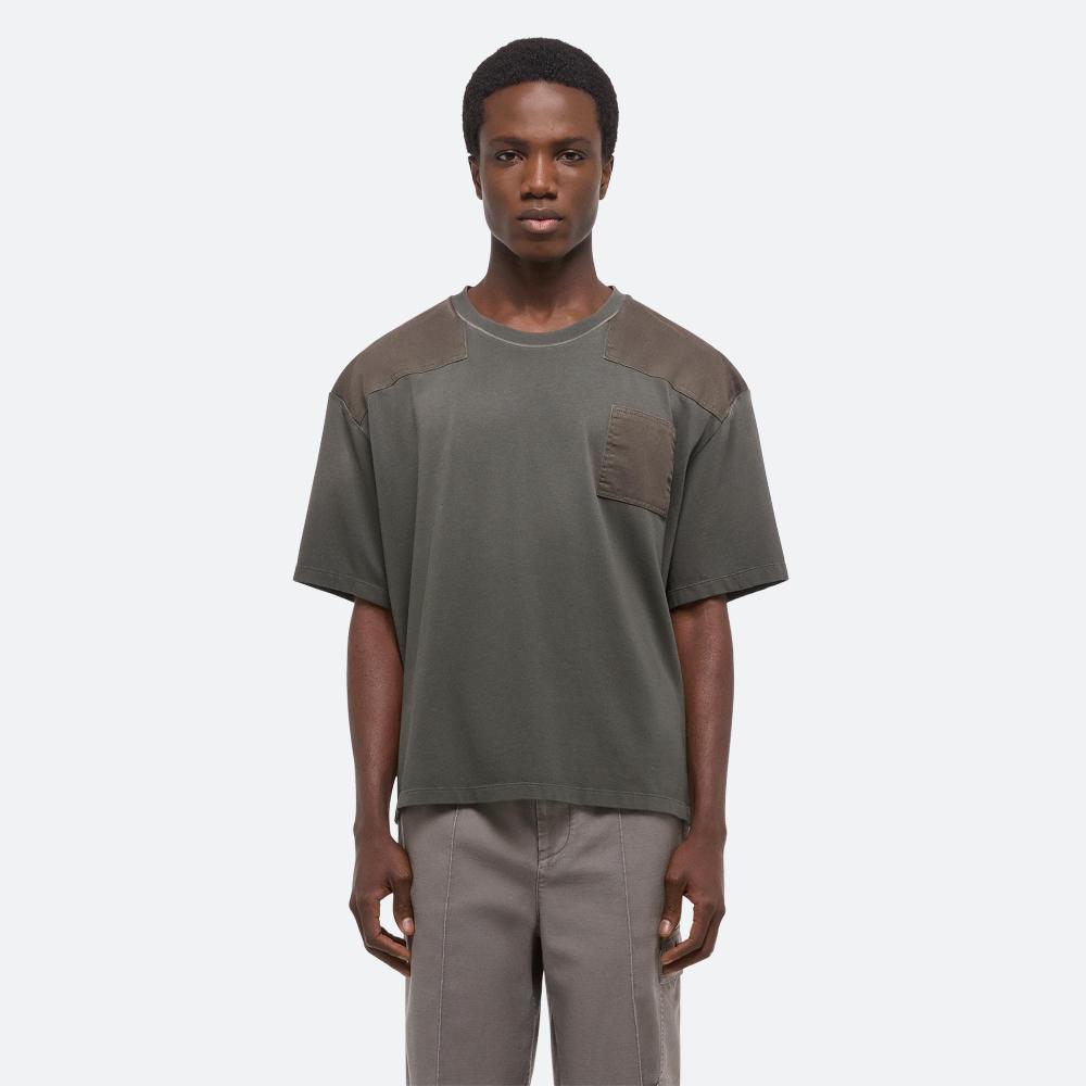 Helmut Lang Patch Tee Moss