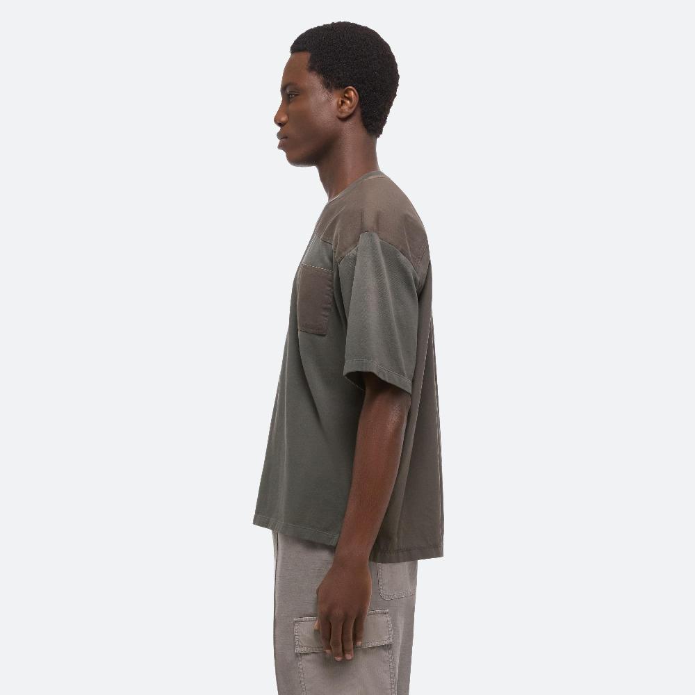 Helmut Lang Patch Tee Moss