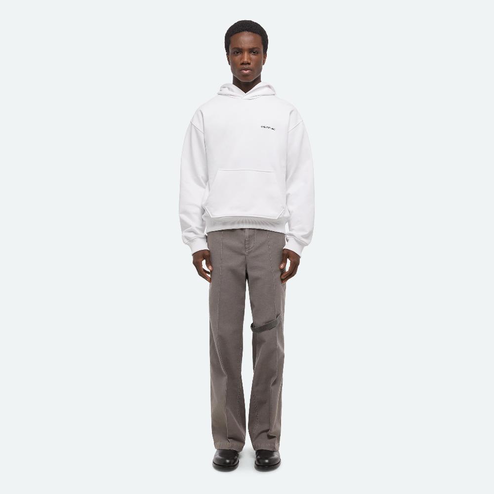 Helmut Lang Plastic Hoodie White
