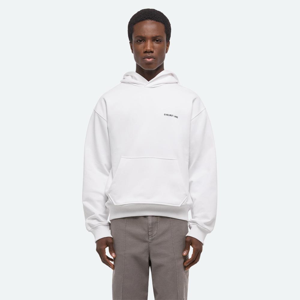 Helmut Lang Plastic Hoodie White