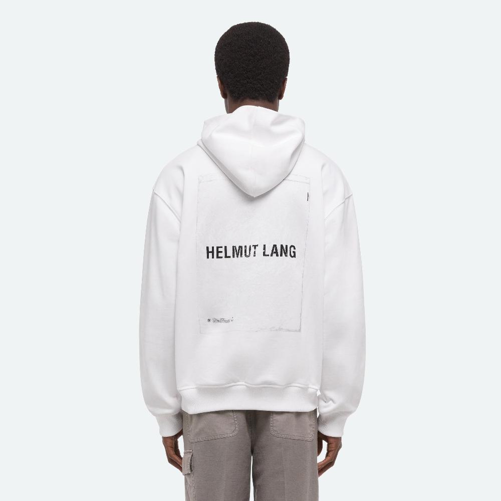 helmut lang Plastic Hoodie white