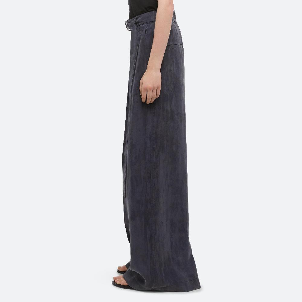 Helmut Lang Pleated Wide Trousers Indigo