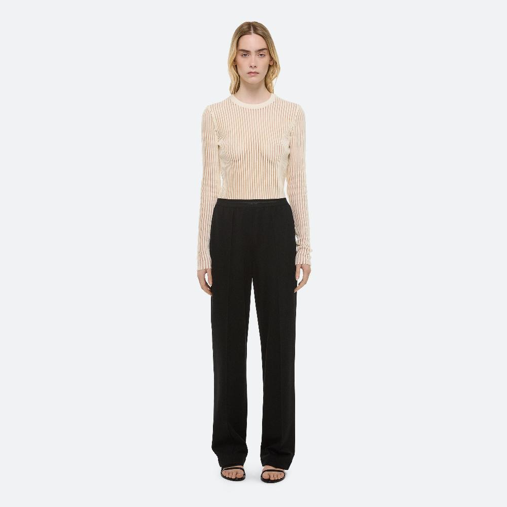 helmut lang Ponte Car Trousers black