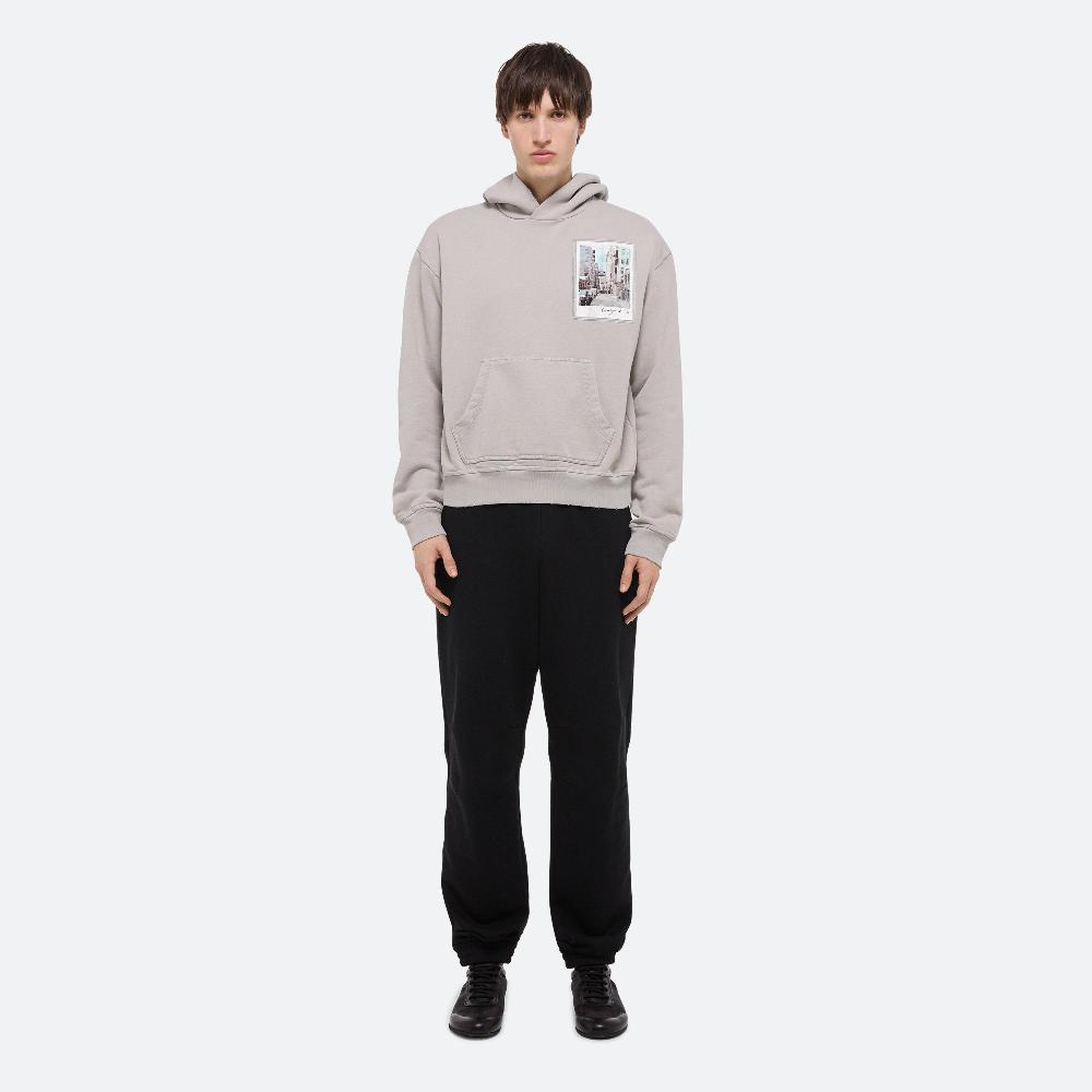 Helmut Lang Postcard Hoodie: Brooklyn Grey