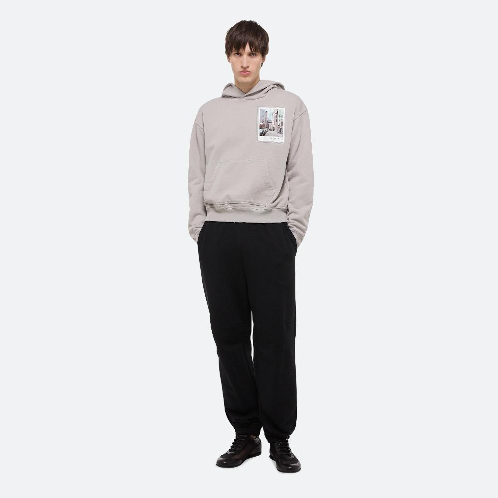 helmut lang Postcard Hoodie: Brooklyn grey