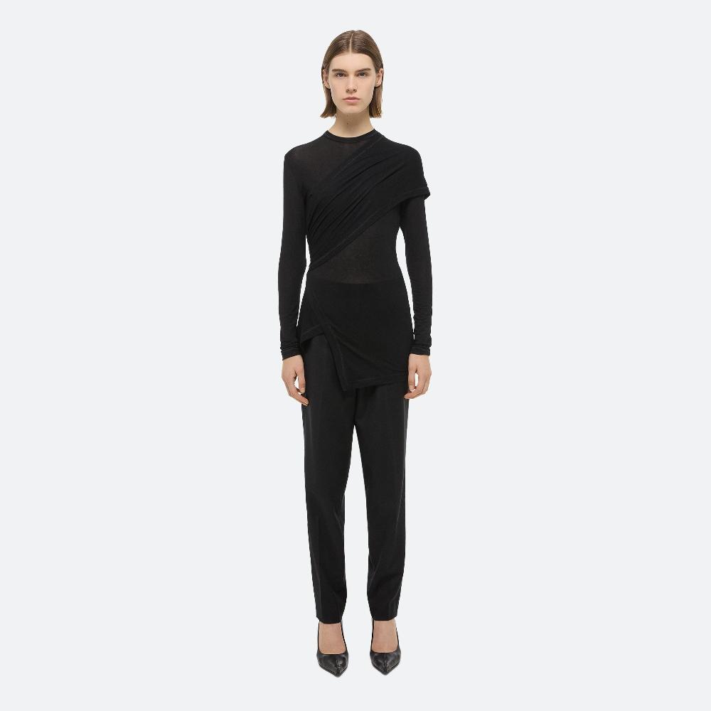 Helmut Lang Protection Crewneck Top Black