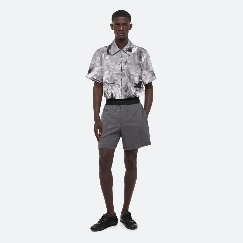 helmut lang Pull-On Car Shorts light grey melange