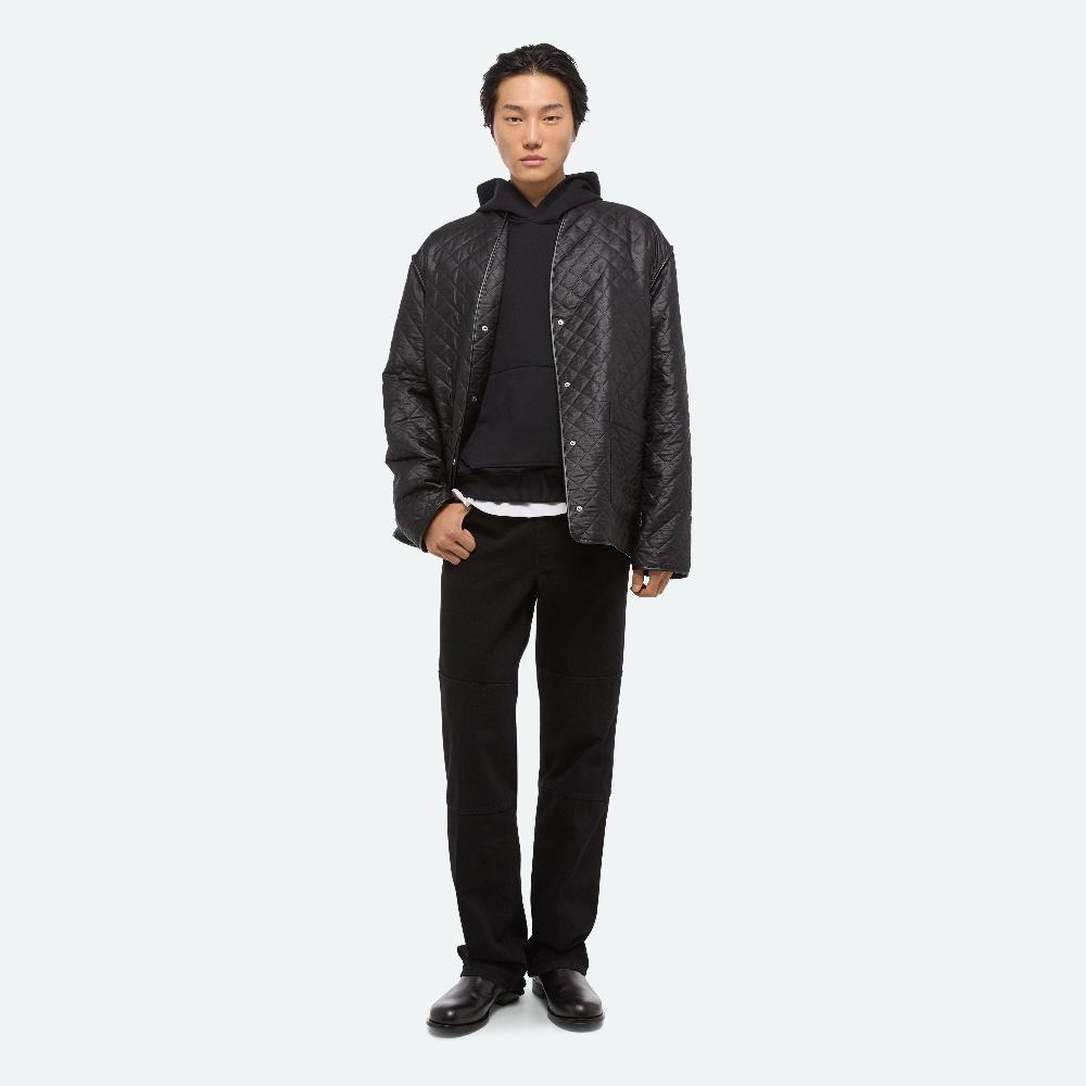 helmut lang Quilted Overshirt black