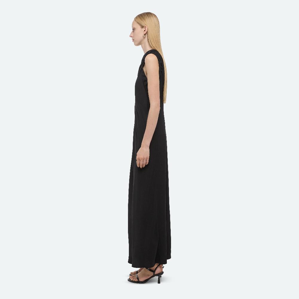 Helmut Lang Ruched Armhole Dress Black