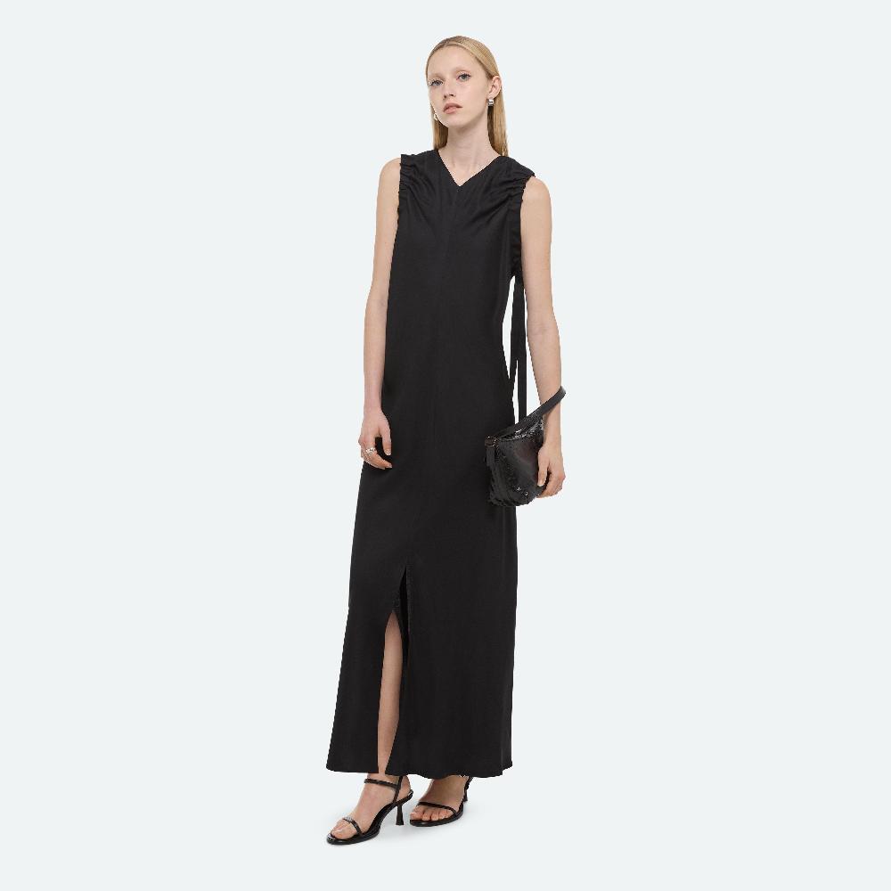helmut lang Ruched Armhole Dress black