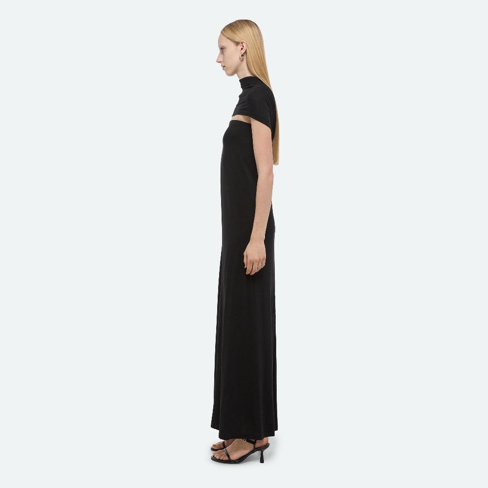 Helmut Lang Sash Maxi Dress Black