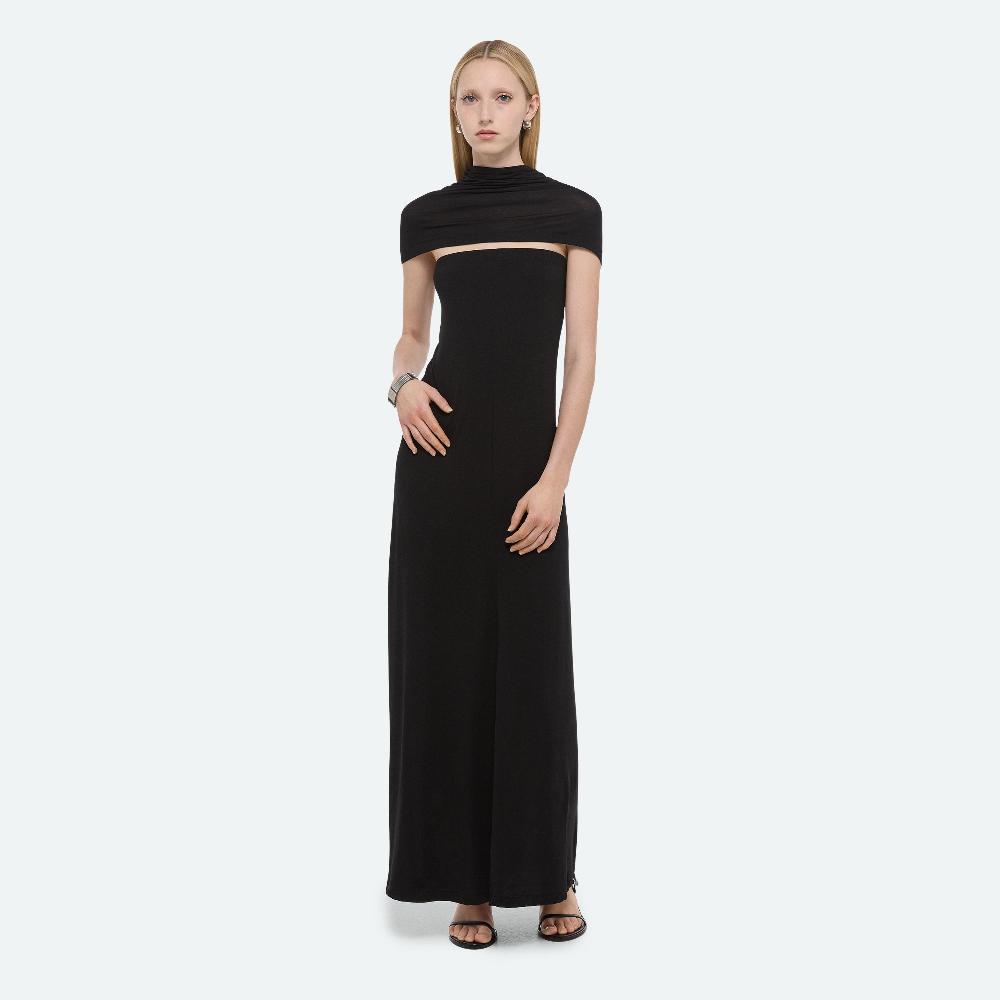 helmut lang Sash Maxi Dress black