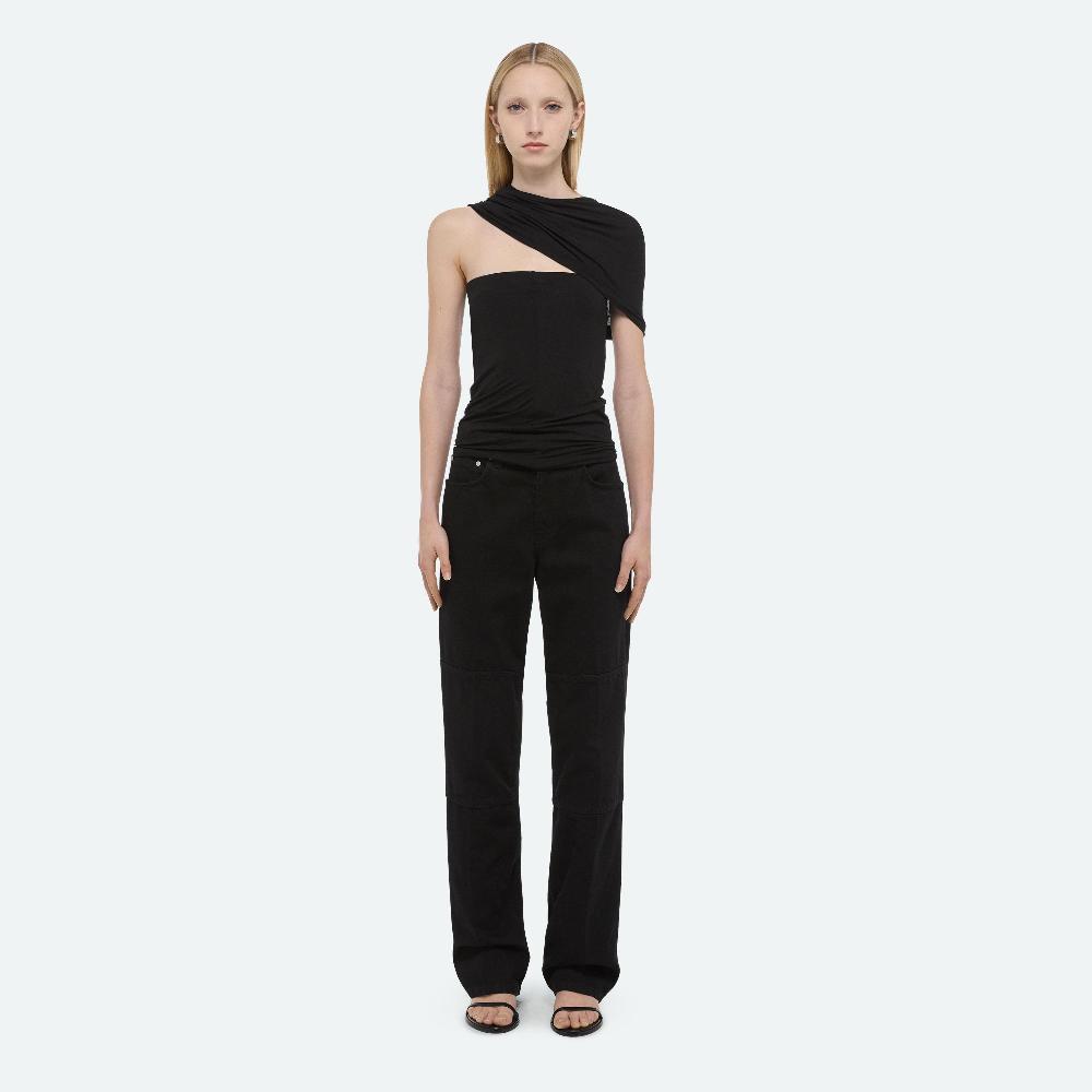 Helmut Lang Sash Top Black