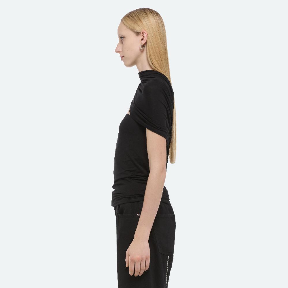 Helmut Lang Sash Top Black