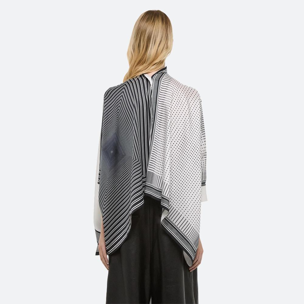 Helmut Lang Scarf Top Black/white