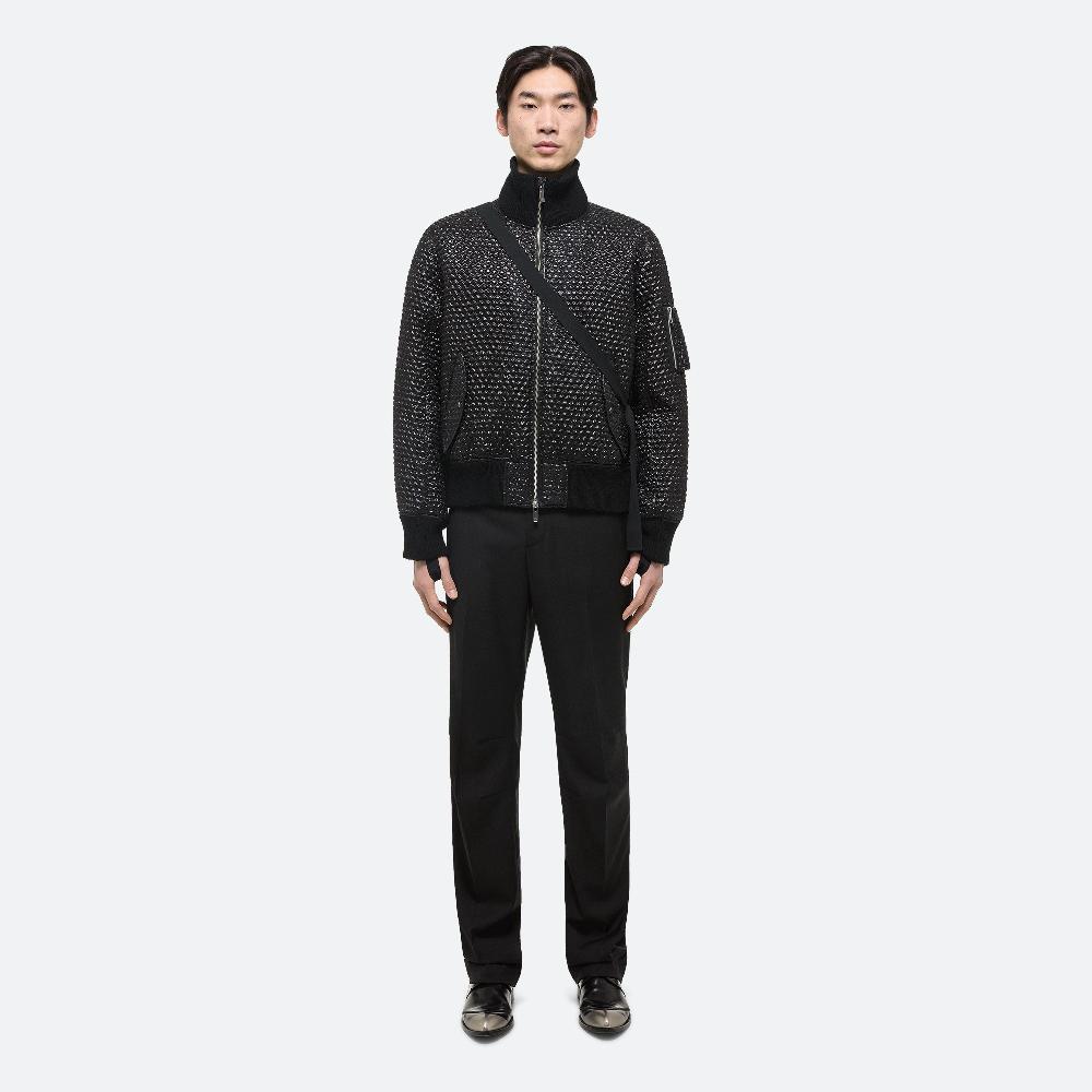 Helmut Lang Seatbelt Bomber Black