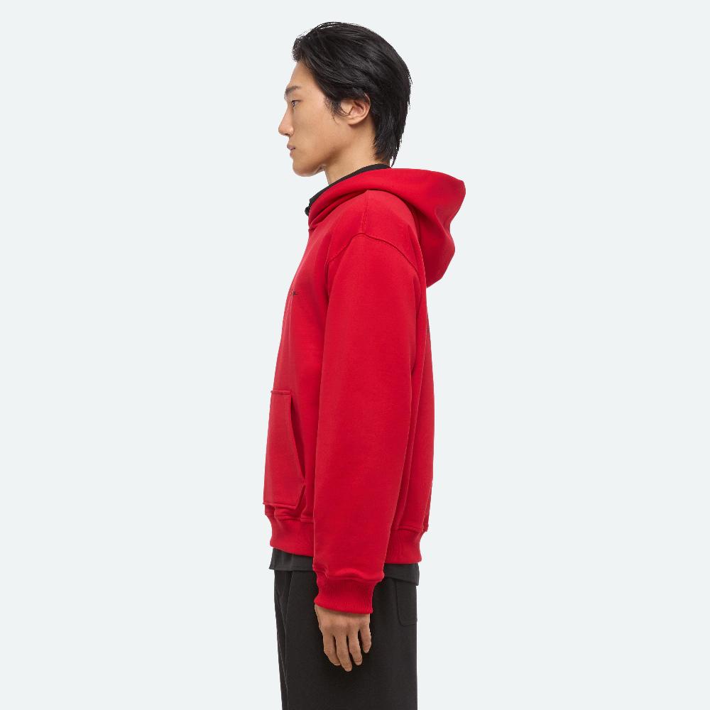 Helmut Lang Sketch Hoodie Deep Red