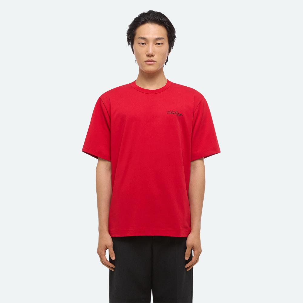 Helmut Lang Sketch Tee Deep Red
