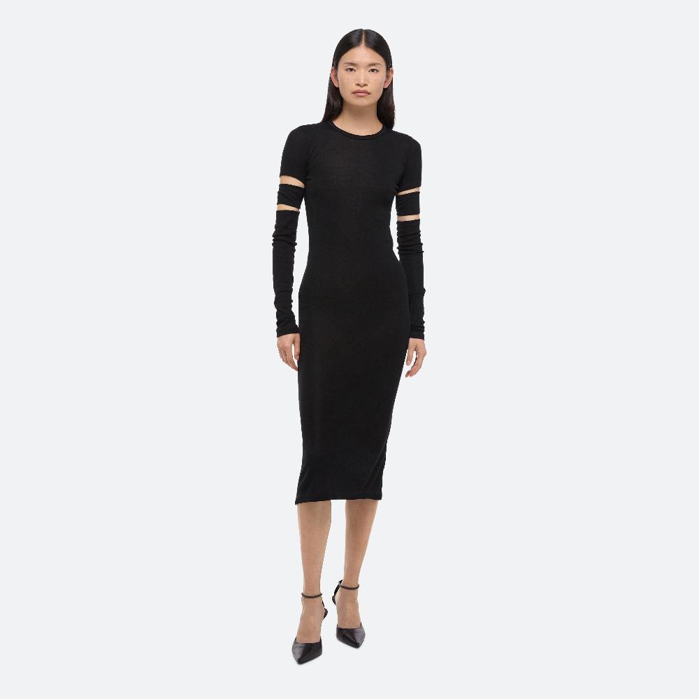 helmut lang Slashed Dress black