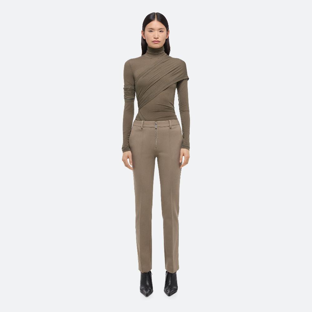 Helmut Lang Slim Zip Pants Taupe