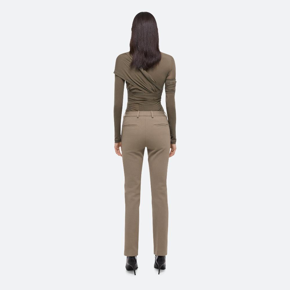 Helmut Lang Slim Zip Pants Taupe