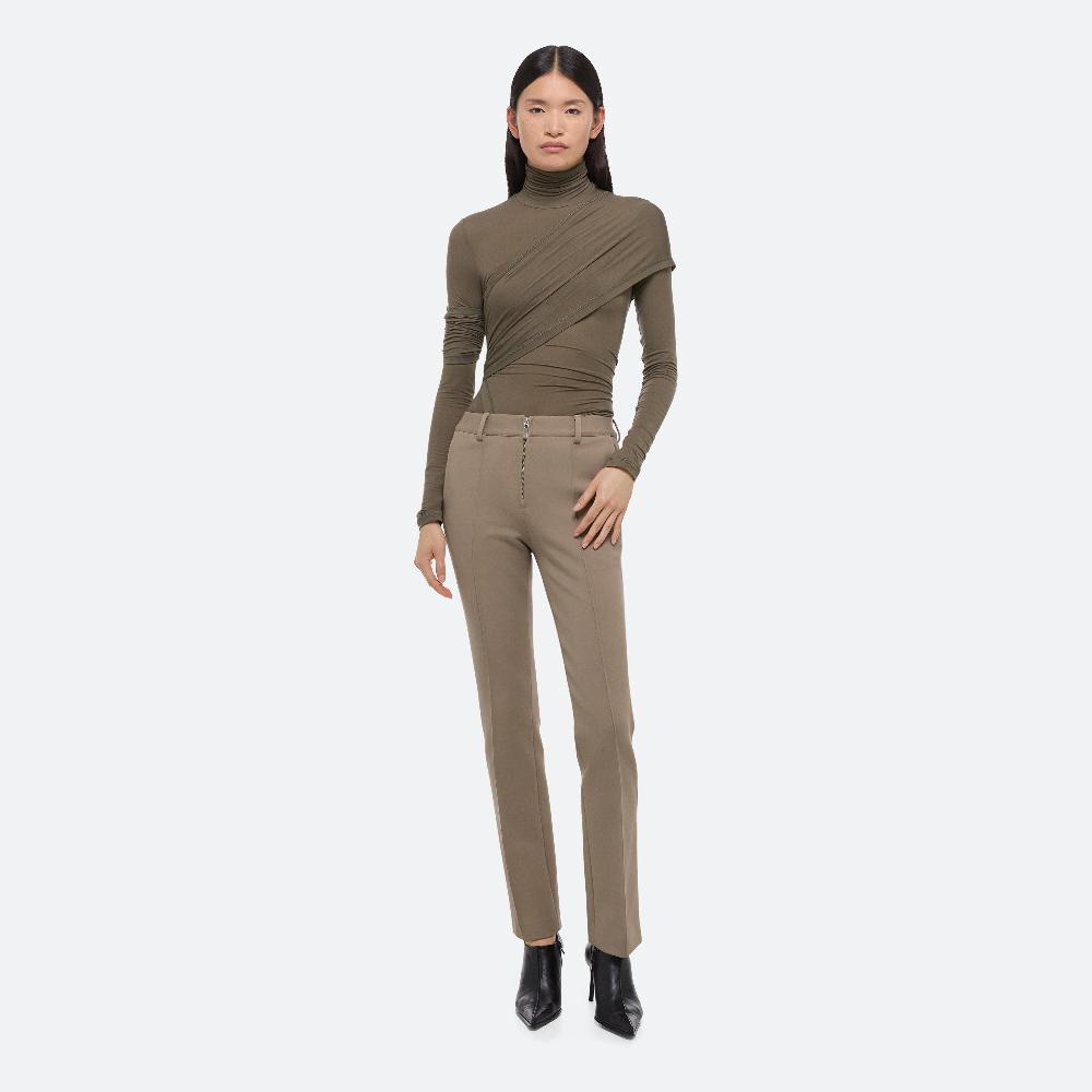 helmut lang Slim Zip Pants taupe