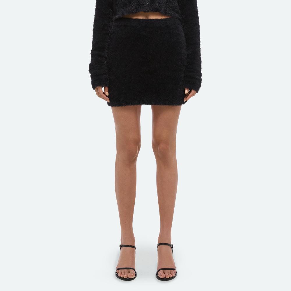 Helmut Lang Sweater Mini Skirt Black