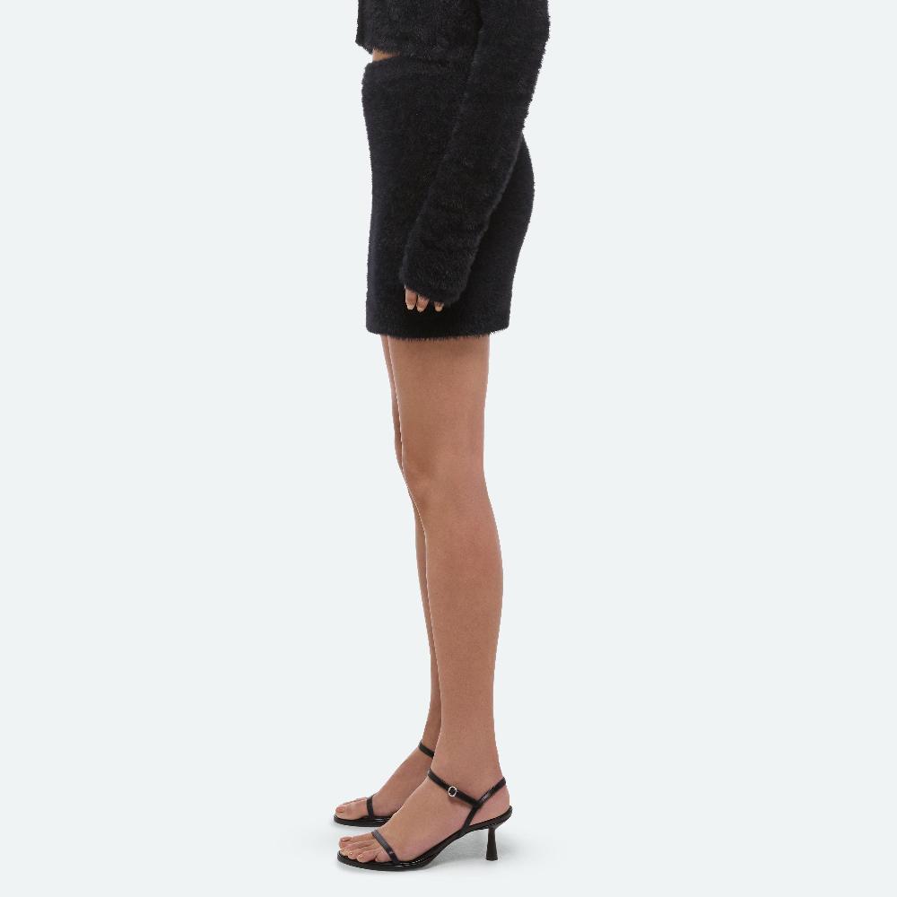 Helmut Lang Sweater Mini Skirt Black