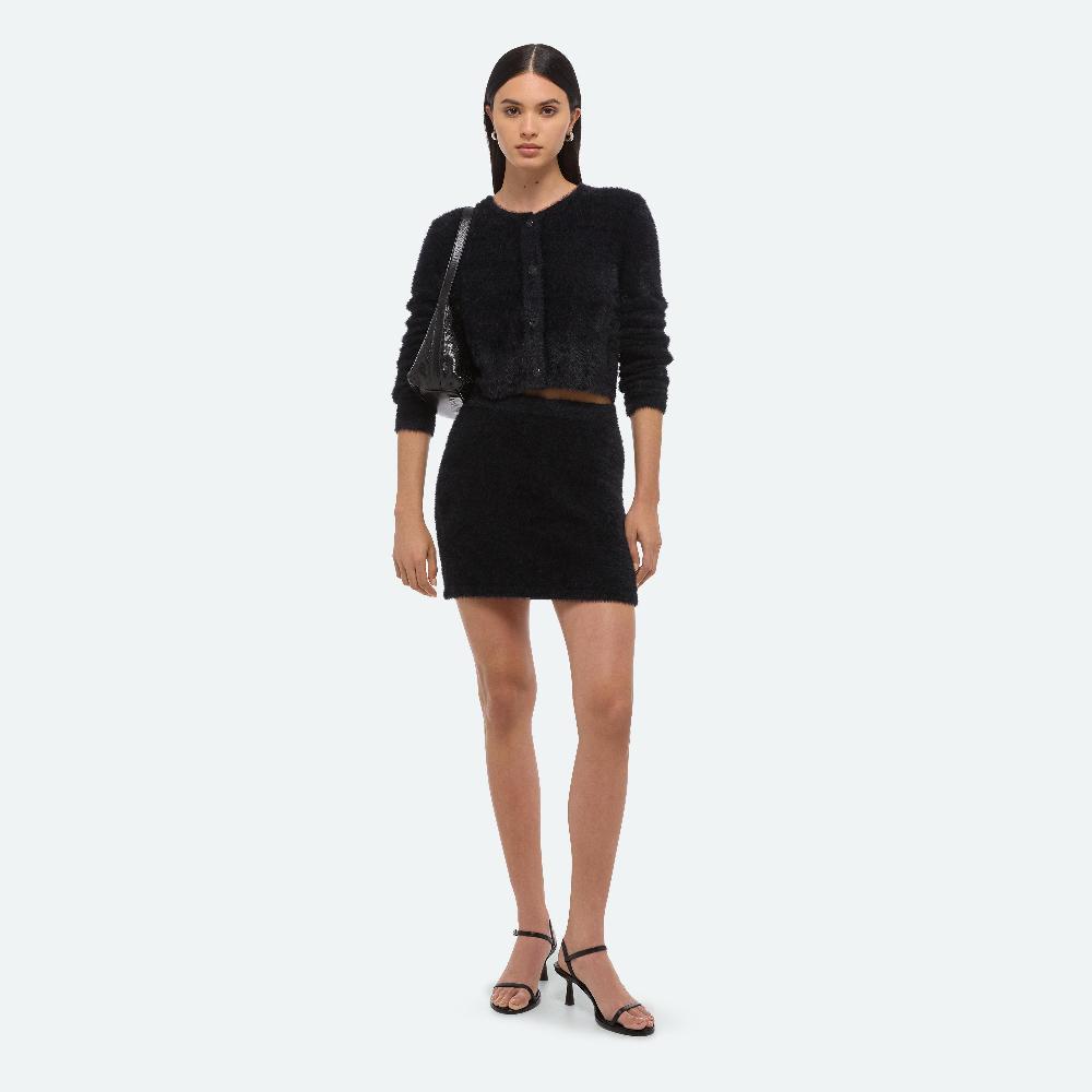 helmut lang Sweater Mini Skirt black