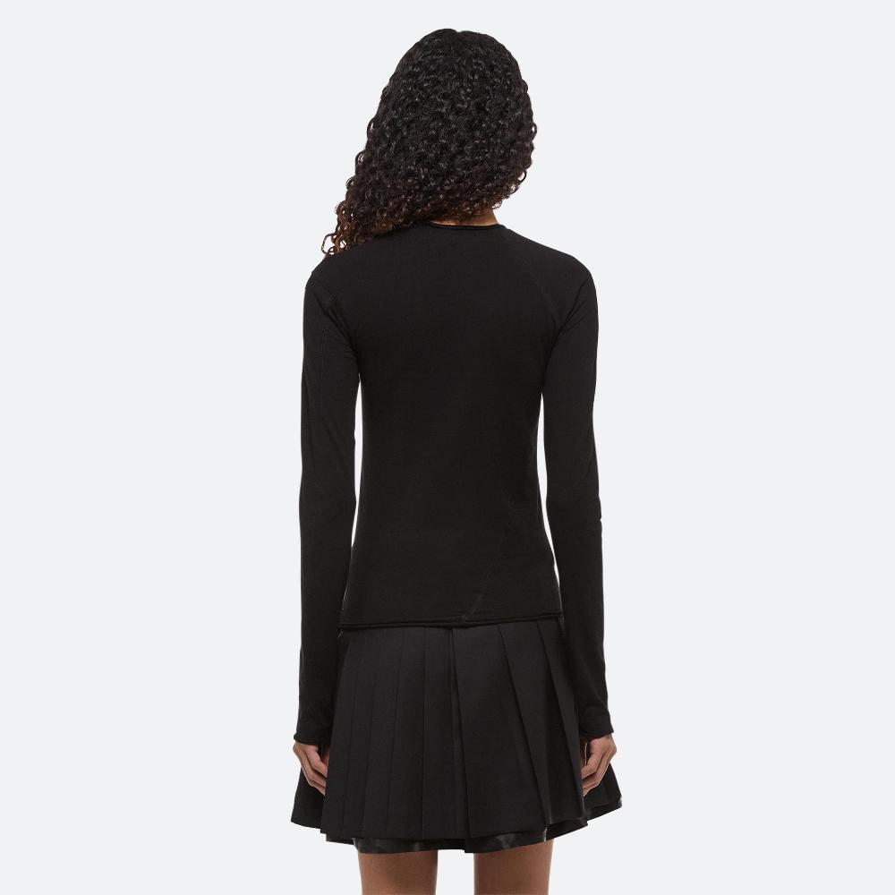 Helmut Lang Twisted Long-Sleeved Tee Black