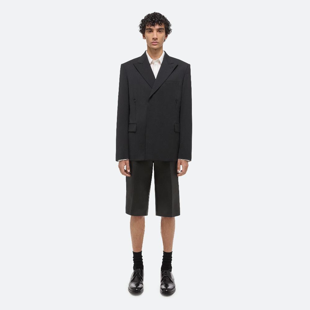 Helmut Lang Virgin Wool Car Blazer Black
