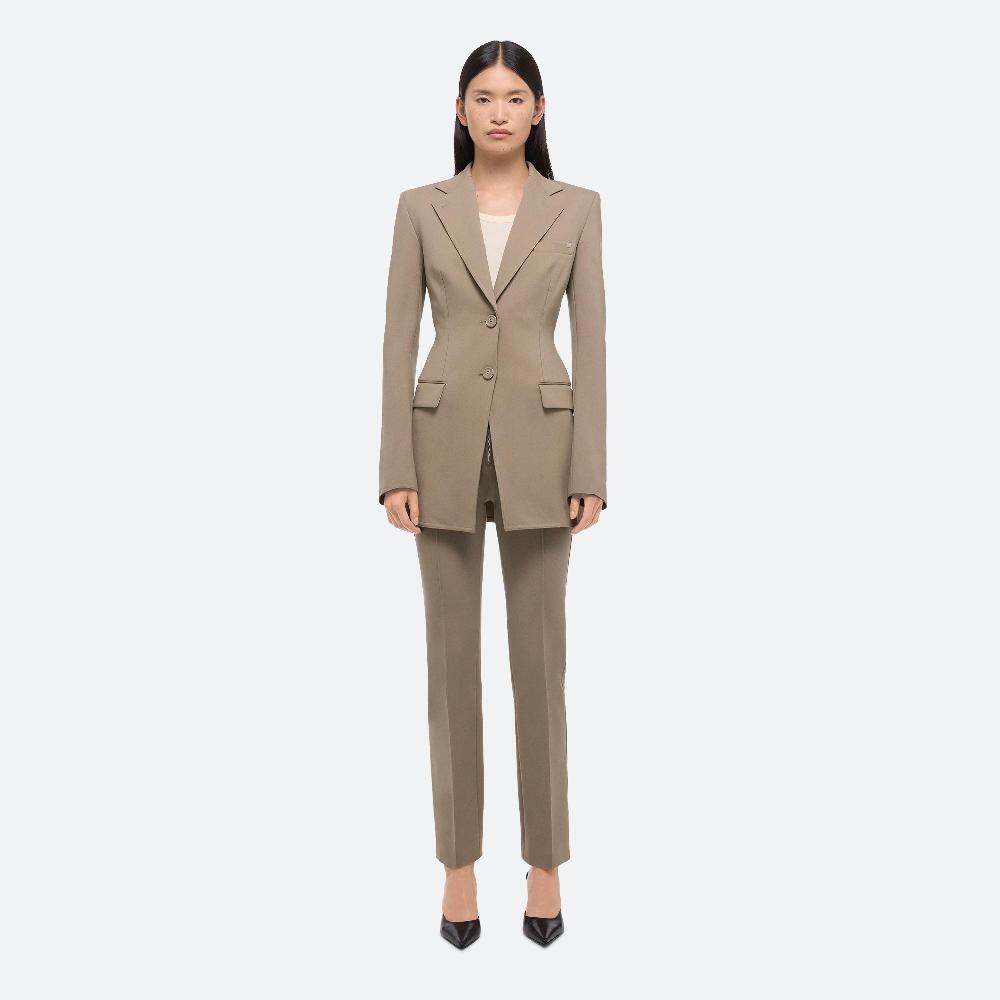 Helmut Lang Waisted Blazer Taupe