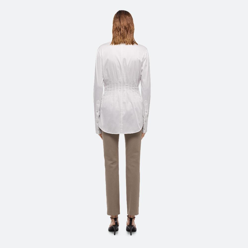 Helmut Lang Waisted Dart Shirt White