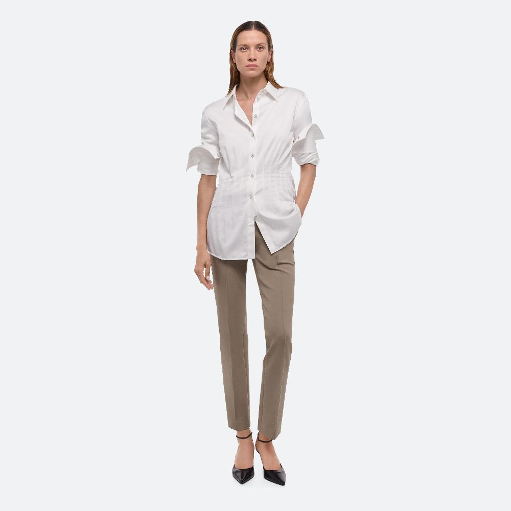 helmut lang Waisted Dart Shirt white