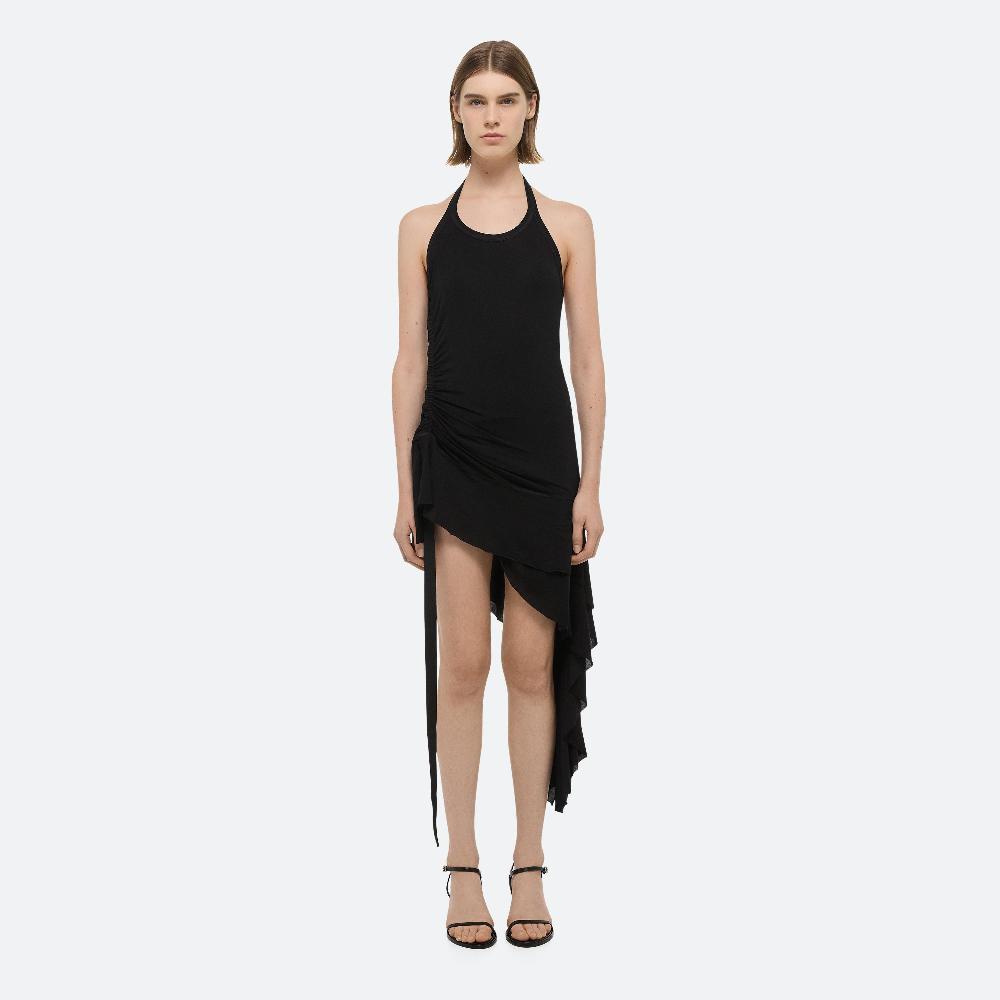 Helmut Lang Wind Halter Dress Black