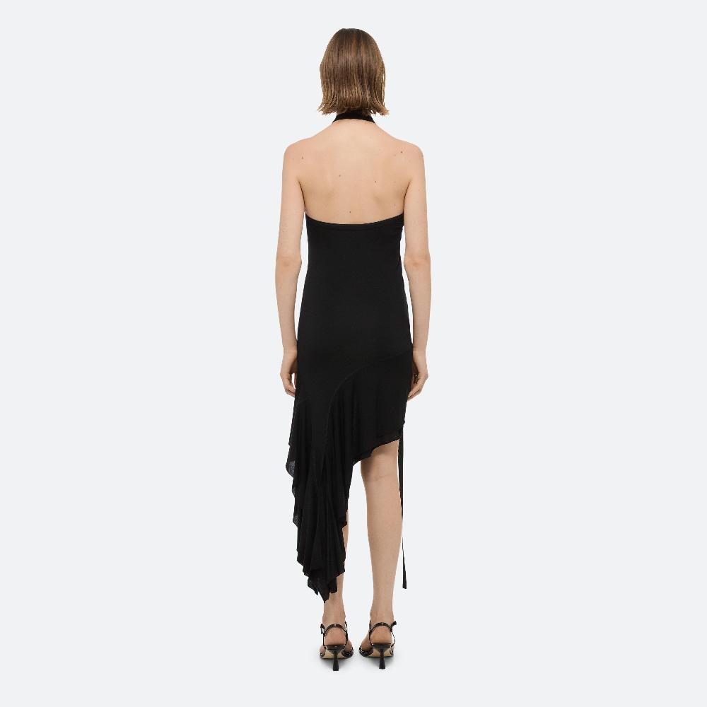 Helmut Lang Wind Halter Dress Black