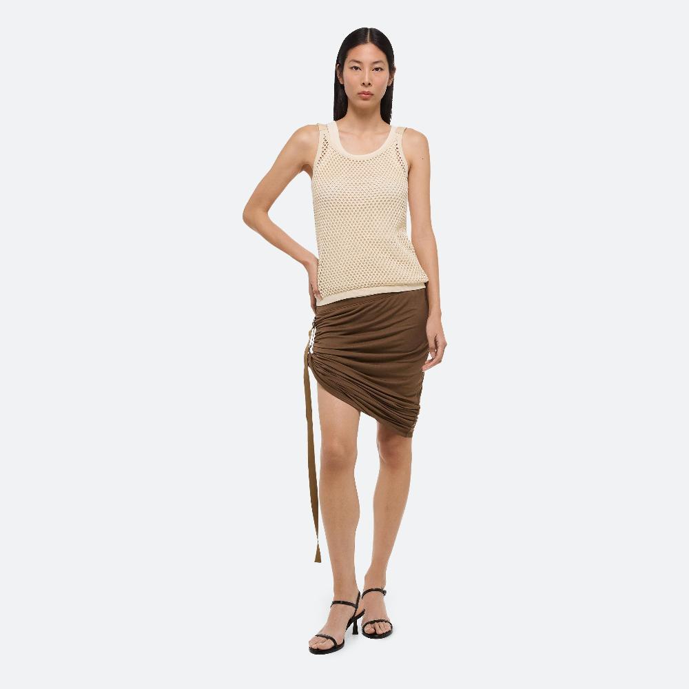 helmut lang Wind Mini Skirt cocoa