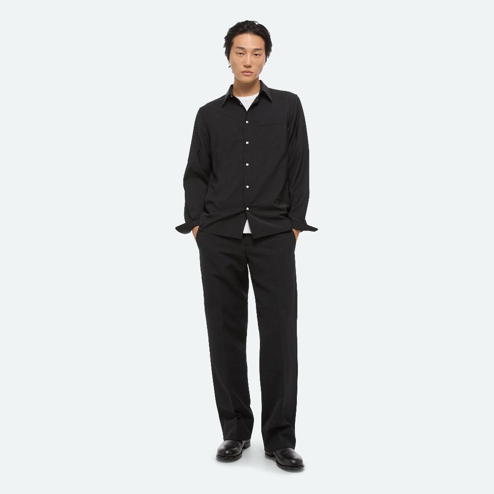 helmut lang Wool Classic Shirt black
