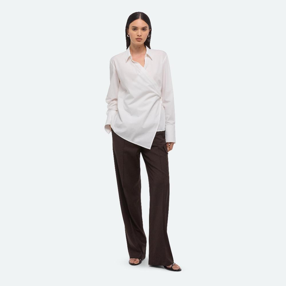 helmut lang Wrap Shirt white